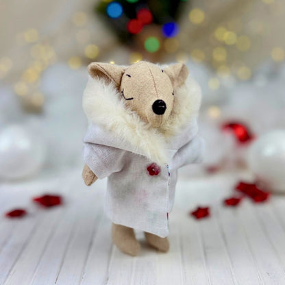 Sew your own Mini Winter Coat with this beginner friendly PDF sewing pattern from Stella Pattern Studio.