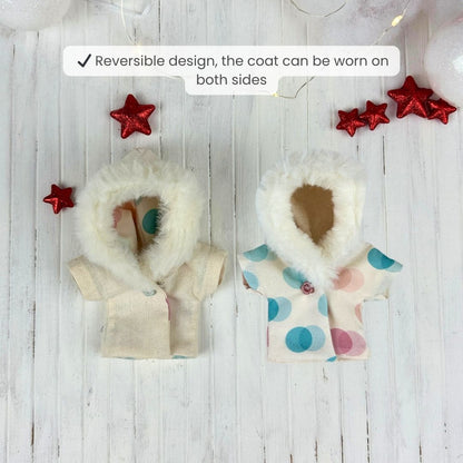 Sew your own Mini Winter Coat with this beginner friendly PDF sewing pattern from Stella Pattern Studio.