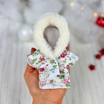 Sew your own Mini Winter Coat with this beginner friendly PDF sewing pattern from Stella Pattern Studio.