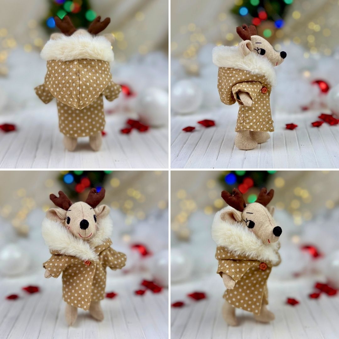 Sew your own Mini Winter Coat with this beginner friendly PDF sewing pattern from Stella Pattern Studio.